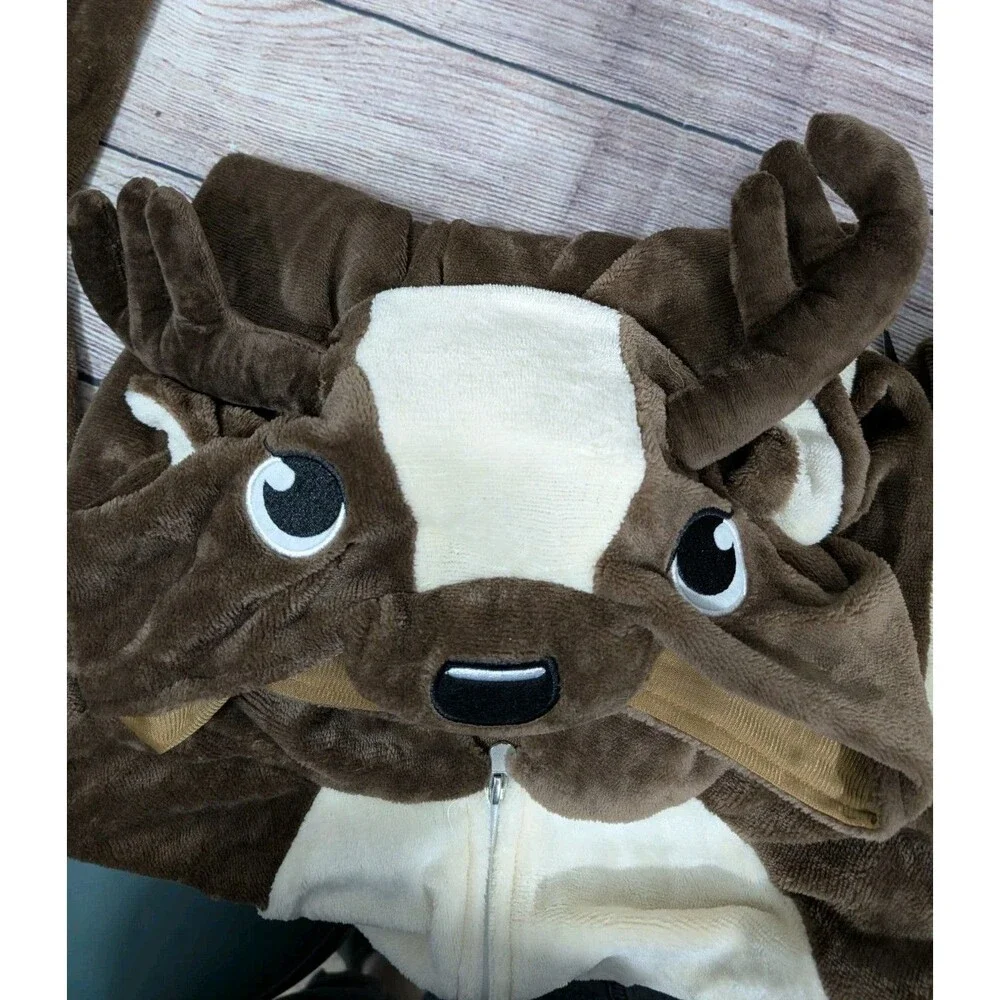 Rubies Deer Costume Adult SMALL/MEDIUM Christmas - Halloween Jumpsuit One Piece
